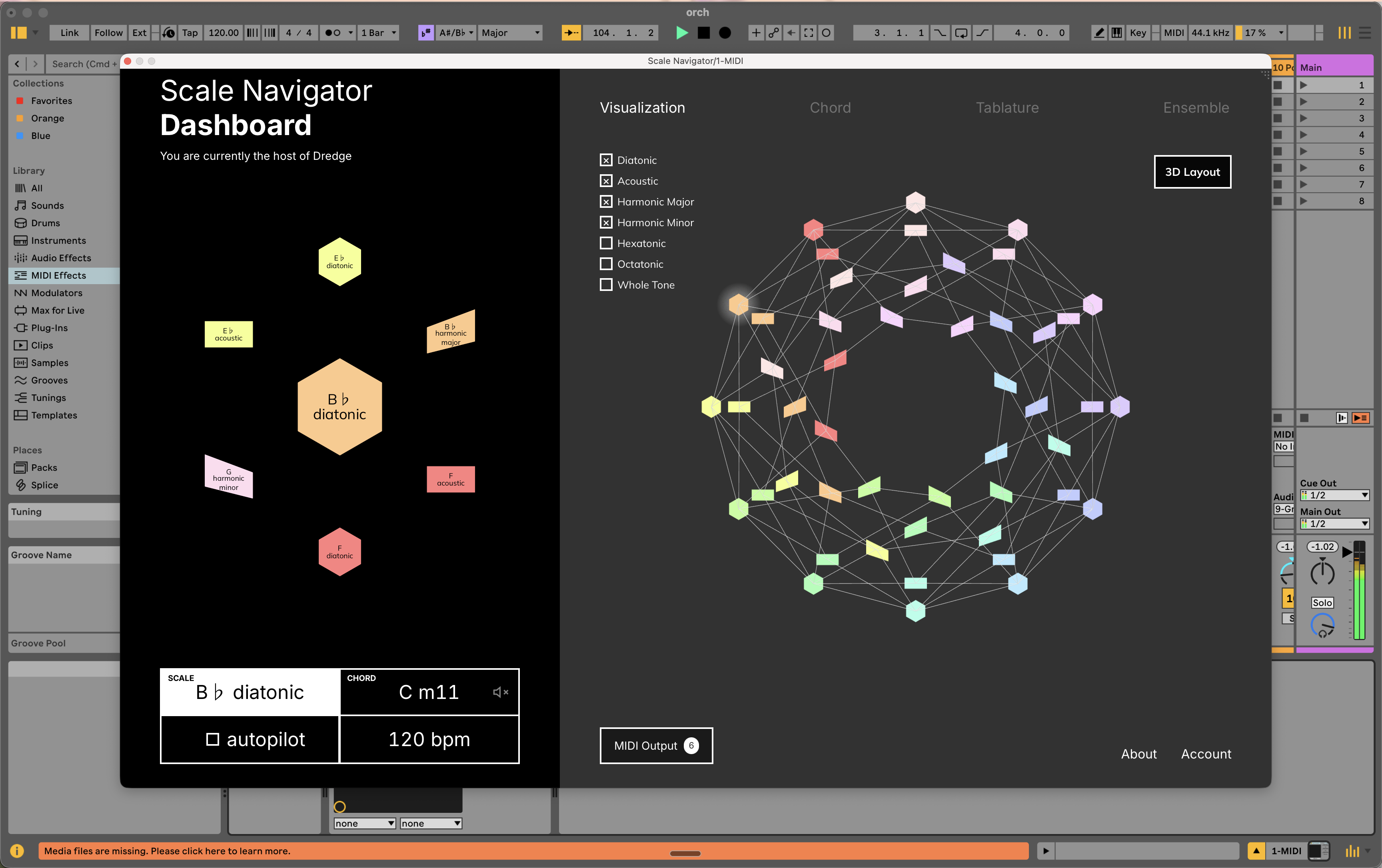 Scale Navigator Dashboard plugin
