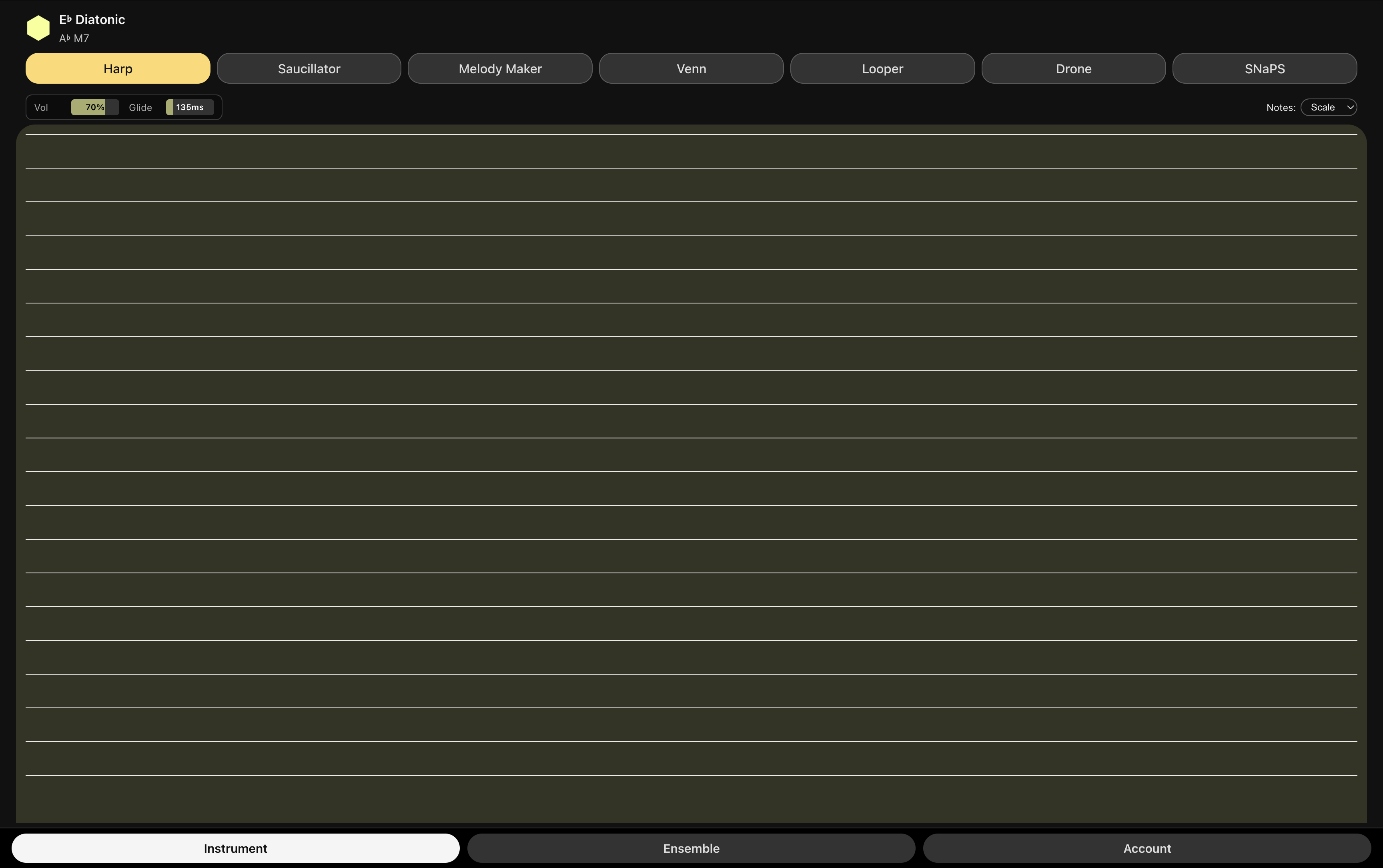 Ensemble Jammer interface