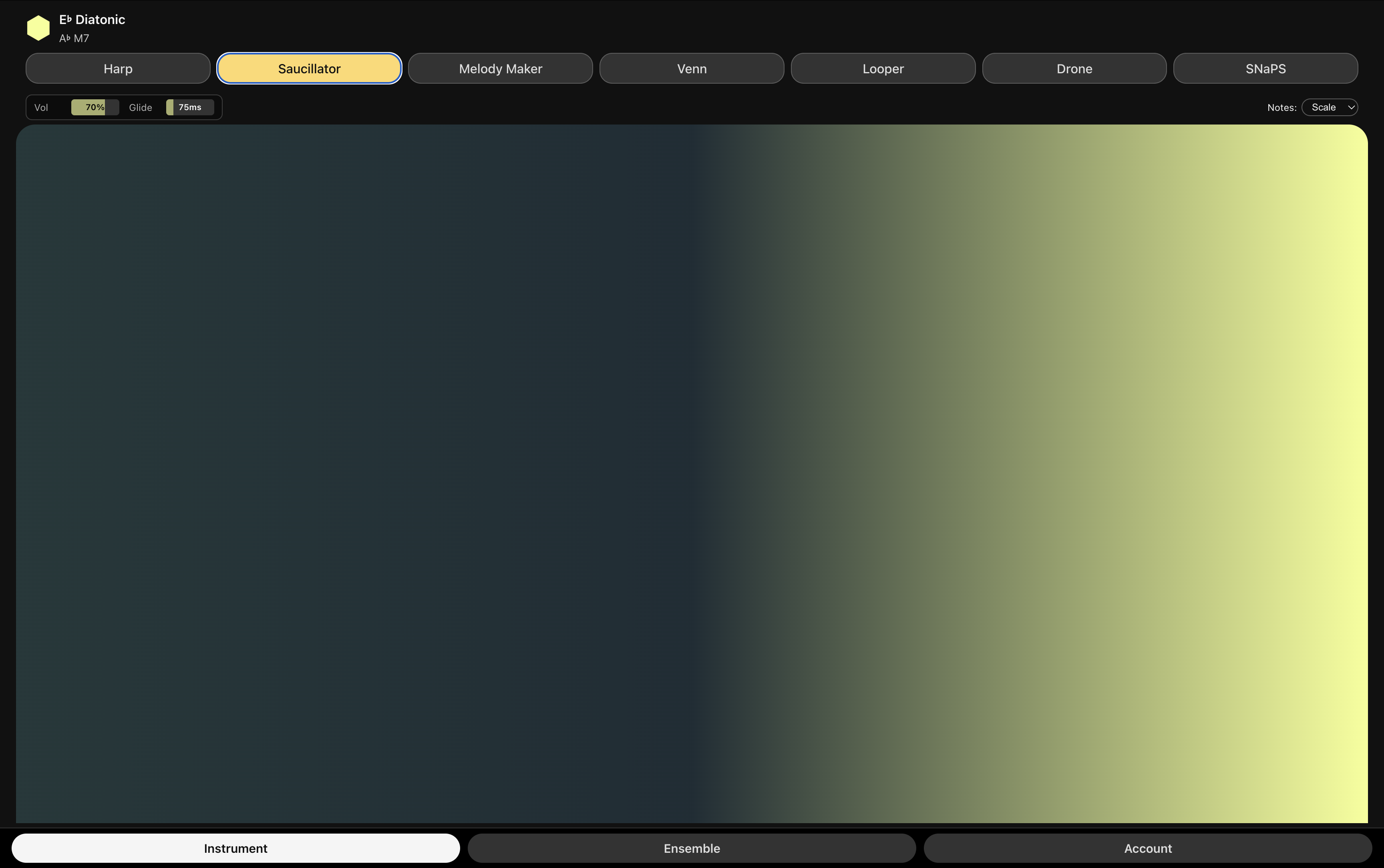 Ensemble Jammer instruments