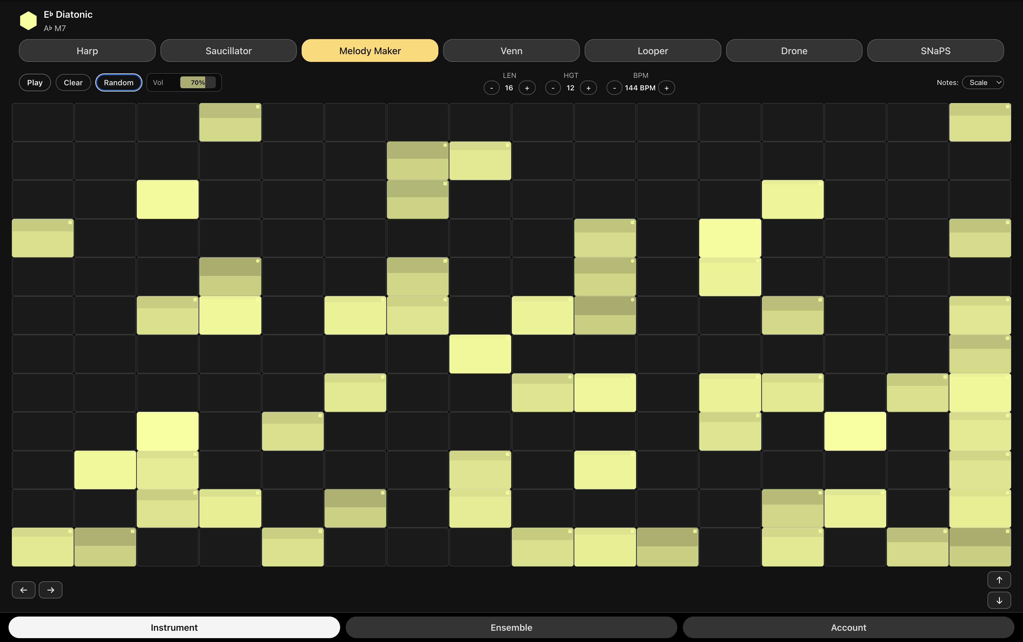 Ensemble Jammer scales